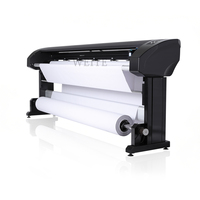 Plotter de corte e impresión de contornos de patrones de papel para prendas de vestir, de gran venta, con inyección de tinta