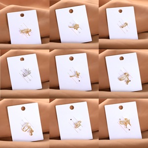 Clip-on <b>Earrings</b> Butterfly Zinc Alloy Metal Ear Cartilage Clip For Women Party Minimalist Style - Product Image 1