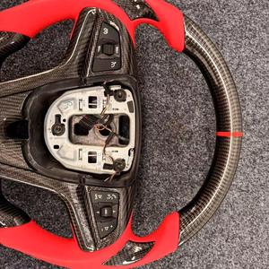 <span class=keywords><strong>Volant</strong></span> sport en fibre de carbone de haute qualité ZHOUCHI pour Chevrolet Camaro, <span class=keywords><strong>cuir</strong></span> rouge, durable, NOUVEAU design 2015- 3 branches - Product Image 5