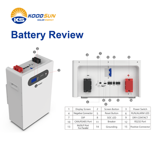 <span class=keywords><strong>DDP</strong></span> spedizione rapida 10kWh 15kWh 20kWh Ground Eco LV batteria solare 48V Deye Solis Goodwe Growatt batteria Smart compatibile - Product Image 3