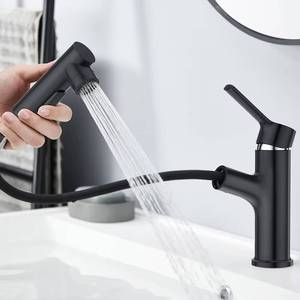 Grifo Mezclador Extraíble para Lavabo de Baño, Negro Mate, con Certificación CUPC, Venta Caliente de Fábrica - Product Image 6