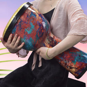 Tambour Africain 10 Pouces <span class=keywords><strong>Petit</strong></span> Djembe Coloré Instrument de Musique Traditionnel - Product Image 4