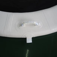 Prix d'usine, personnalisable, hamac gonflable géant portable, plateforme flottante circulaire en maille Drop Stitch, SHUNYUAN PVC