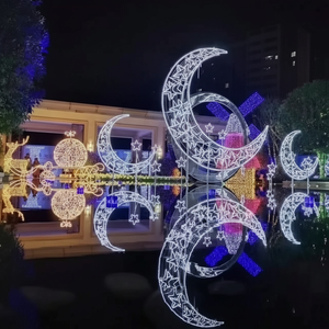 Luz Decorativa LED de Luna de Alta Luminosidad, Impermeable IP65, para Ramadán y Navidad, Uso en Interiores y Exteriores - Product Image 1