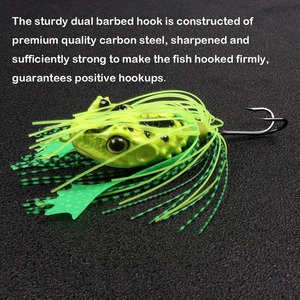 New 22 mà<span class=keywords><strong>u</strong></span> sắc ếch câ<span class=keywords><strong>u</strong></span> cá thu hút 5cm 11g đôi câ<span class=keywords><strong>u</strong></span> cá móc mềm ếch thu hút nhân tạo câ<span class=keywords><strong>u</strong></span> cá thu hút nổi mồi mềm - Product Image 3