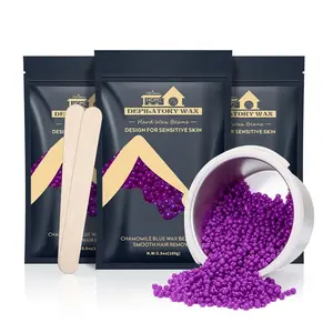 Lifestance | 100g 300g 1000g Bikini Depilatory Hard Hot Wax Beans Purple