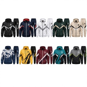 Chándal con Capucha para Hombre, Corte Regular, Transpirable, Ligero, 100% Algodón, Cordón Ajustable, Bolsillos Laterales, Estilo Casual, Ropa de Invierno - Product Image 1