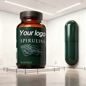 <span class=keywords><strong>Spiruline</strong></span> pilules amincissantes coupe-faim bloqueur de glucides avec booster de métabolisme personnalisation de supplément de régime végétalien naturel - Product Image 1