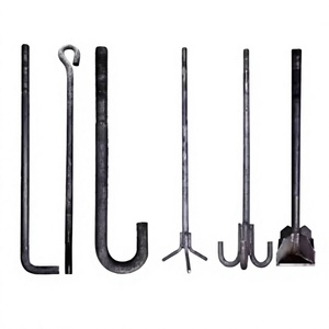 Boulon de fondation en acier au carbone pour base de tour de télécommunication, type DL/T1236 J L T, boulons <span class=keywords><strong>d</strong></span>'<span class=keywords><strong>ancrage</strong></span> de fondation à double extrémité - Product Image 3