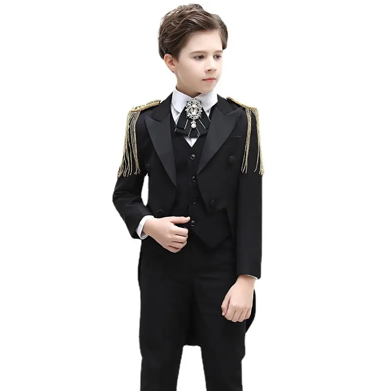 Baby Wedding Outfit Tux Black Baby Suit Tux Carter'sBodysuit Vest Pants Burgundy BowTie ANY Color BowTie Newb-24mo Add Hat USA BabyCuteBaby Kleding Jongenskleding Babykleding voor jongens Pakken 