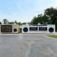 Boutique mobile modulaire en acier étanche, écologique, résistante au feu et à la corrosion, idéale pour les bars à café, lait, thé et bière