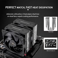Thermalright New Peerless Assassin 120 Black V3 CPU Cooler avec double 6 caloducs Technologie AGHP pour AMD/LGA