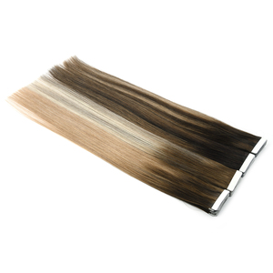 Pelucas K.S Premium Elite-Class, Cabello Humano Remy Chino 100%, Doble Trama con Brillo Suave y Sedoso para Peinados de Celebridades, Extensiones Adhesivas - Product Image 4