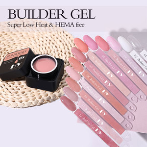 Hanyi Gel de Extensión de Uñas Autonivelante de Bajo Calor Sin HEMA ni TPO, 30ml, 12 Colores, Duración de <span class=keywords><strong>30</strong></span> Días, Gel de Construcción de Uñas OEM - Product Image 4