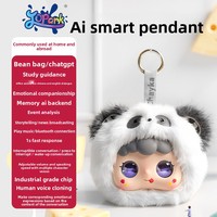 Poupée en peluche interactive intelligente en velours, compagnon IA, avec fonction de clonage vocal, recharge Type-C, pendentif de sac à dos, emballage en boîte couleur