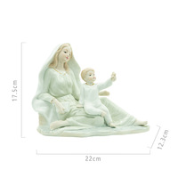 Saint ornement catholique Madonna Christian Jesus Family Statue