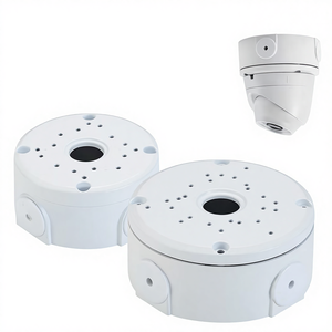 Boîtier de caméra dôme CCTV universel <span class=keywords><strong>étanche</strong></span> en ABS, supports de fixation, boîte de jonction, blanc, directement de l'usine - Product Image 1
