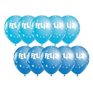 Party Love - Paquete de 10 Globos de Cumpleaños de 30 cm, Globos Metálicos Gruesos de Aluminio, Pancartas para Fiestas, Graduación, Día de la Madre, Año Nuevo Chino - Product Image 1