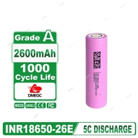 Sel Daya Silinder Kapasitas Standar DMEGC 18650 NMC 3.7V 2600mAh Untuk Unit GPS, Penglihatan Malam, dan Penunjuk Laser