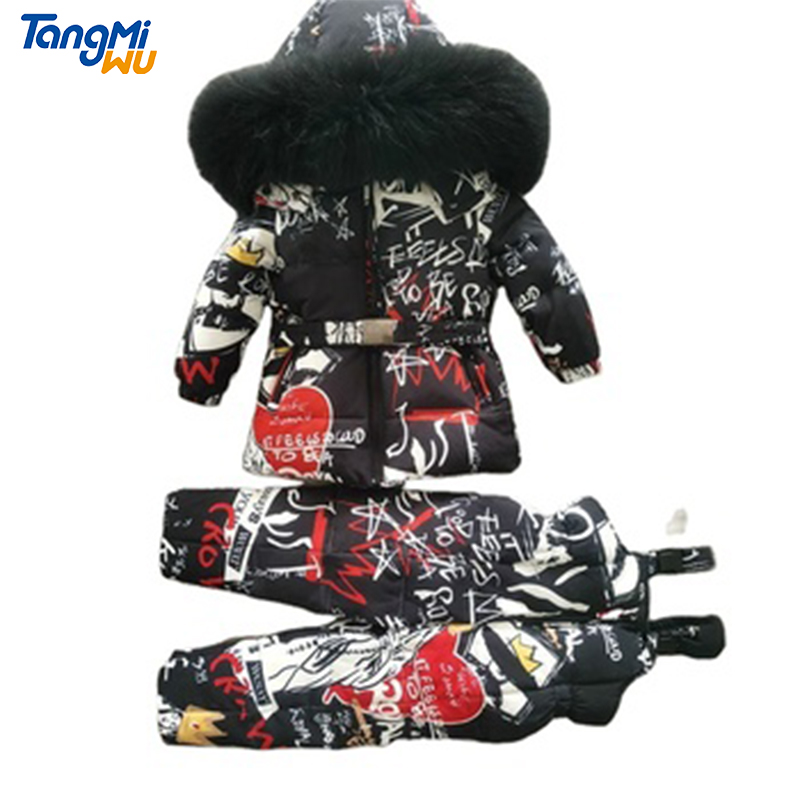 TMW wholesale winter girdling hooded snow ski suit combinaison de ski outdoor racing children ski set