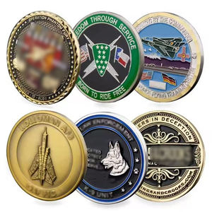 工厂价格定制纪念品风扇硬币带标志3D金银黄铜金属定制挑战硬币 - Product Image 2