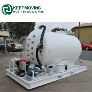 Semirremolque con Tanque de Succión de Aguas Residuales al Vacío de 1600L con Bomba Hidráulica y Tanque de Acero Inoxidable de Alta Presión - Product Image 4
