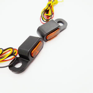 Luz Intermitente para Motocicleta, Mini Luz de Conducción, Apta para Harley Glide Softail, Intermitentes LED para Manillar - Product Image 1