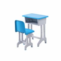 Ensemble moderne personnalisé en plastique pour les établissements d'éducation de la petite enfance – Bureaux et chaises individuels ou doubles
