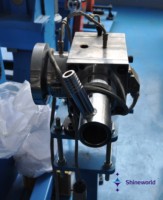 Machine de fabrication de câbles UTP par extrusion Shineworld SWMEX 80+45, moteur 45KW, vitesse de ligne 350m/min, isolation XLPE/LSZH/PVC