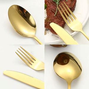 Popular 24-Piece All-Steel Tableware Set Gift <b>Box</b> Packed Flatware Set with Knife Fork Spoon Teaspoon Cutlery Set for Wedding - Product Image 3