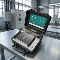 Testeur d'énergie triphasé portable ZKJ30Ci avec étalonnage sur site, outil de diagnostic de mesure de puissance haute précision