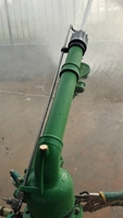Canon d'arrosage à grande portée 23-56m, rotation 360°, pour système d'irrigation agricole, en plastique et caoutchouc, avec réservoir sous pression