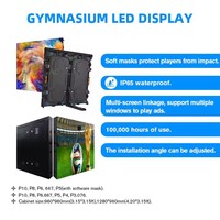 Écran LED périmétrique pour stade sportif P8, écran LED périmétrique pour basket-ball, grand panneau LED pour stade de football, publicité LED