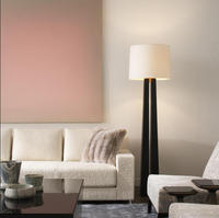 Lampes sur pied en acier inoxydable LED au design moderne et épuré, lumière blanche chaude douce 2700K pour hall d'hôtel, club, bureau de vente, salon