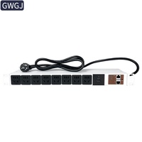 Contrôleur intelligent Gelongtu APP 8 ports 10A WPDU pour collecte d'alimentation sans surveillance Modbus 485 110-250V