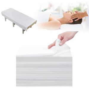 100 pièces draps de lit jetables, housse de lit en tissu non tissé imperméable à l'eau - Product Image 1
