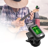 Highly Sensitive Wholesale Digital LCD JT-09 Electronic Tuner for Guitar Bass Ukulele Violin Banjo Multiple Tuning Options