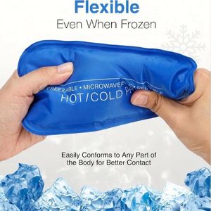 Compresa de Gel Frío/Calor Reutilizable de 2 Piezas para Tratamiento, Almohadillas de Gel para Calentar y Enfriar para Aliviar Lesiones Deportivas - Product Image 5