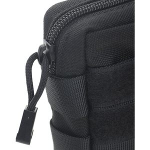 Petite pochette d'administration horizontale pochette tactique Molle en polyester pour équipement EDC et organisation d'outils - Product Image 4