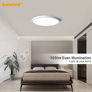 Lámpara <span class=keywords><strong>LED</strong></span> de Techo Ultrafina Moderna para Dormitorio, con Control Remoto y Atenuación, de Superficie - Product Image 3