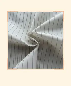 Factory direct sale 100% polyester jacquard stripe taffeta for lining fabric