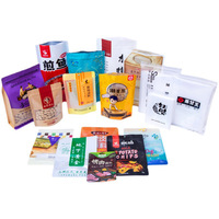Sachet Doypack octogonal scellé pour emballage alimentaire, sachet à fermeture éclair pour noix, sachet à café à fond plat avec fermeture éclair