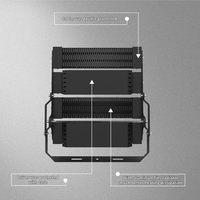 Nuevo 2026, Mejor Precio, Reflector LED de 500w 750w 1000w 1500w 2000w, Luz Deportiva para Estadios, Iluminación LED para Exteriores, Luz para Canchas de Tenis