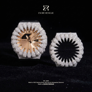 Montre <span class=keywords><strong>Casio</strong></span> <span class=keywords><strong>G</strong></span>-<span class=keywords><strong>Shock</strong></span> GA2100 Iced Out VVS Moissanite avec boîtier en laiton et lunette entièrement pavée de diamants, bijoux hip-hop pour hommes - Product Image 2