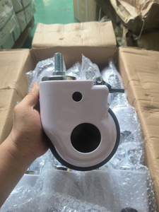 Roulettes médicales de haute qualité de 3, 4 et 5 pouces avec corps en plastique ABS et roues en TPR non marquantes, fonctionnement silencieux - Product Image 2