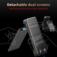 Traducteur portable à double écran VORMOR A100, traduction multilingue, interprétation simultanée pour discours, microphones doubles