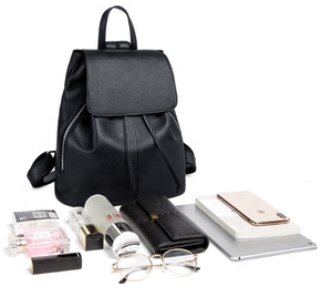Zaino in Pelle di Vacchetta 2026, Versione Coreana con Coulisse, Borsa da Viaggio alla Moda per Donne, Stile Universitario - Product Image 4