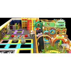 Manufacturer <b>Large</b> Scale Forest Theme Trampoline Indoor Playground for Family Entertainment Center - Product Image 1