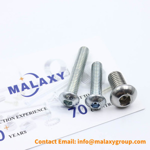 MALAXY Stock Disponible Tornillos Ss Pan Cabeza redonda Ranura cruzada Sistema de medición métrico y en pulgadas combinado - Product Image 2