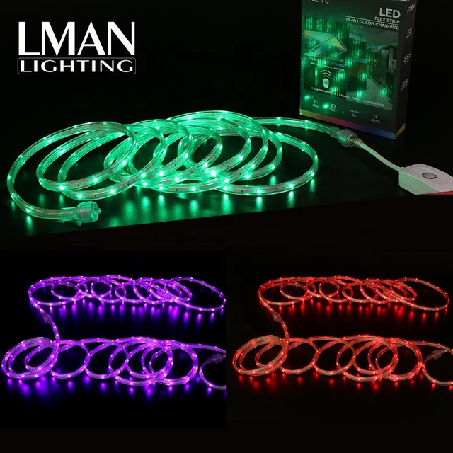 5M/10M/20M 30leds/m 60leds/m 110V 220V IP67 Waterproof 5050 Cuttable RGB LED Strip Light Set